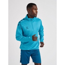 hummel Sport Long Sleeve Shirt hmlCORE XK Half-Zip Poly Sweat (Polyester Sweat Fabric) light blue Men