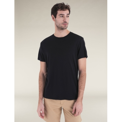 Icebreaker Hiking/Leisure T-shirt Merino 150 Tech Lite III (100% Merino wool) black Men