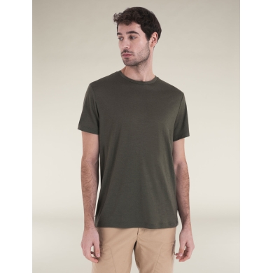 Icebreaker Hiking/Leisure T-shirt Merino 150 Tech Lite III (100% Merino wool) loden green Men