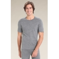 Icebreaker Underwear Tshirt 200 Oasis SS Crewe tight-fitting (Merino wool) grey Men