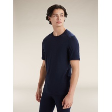 Icebreaker Underwear Tshirt 200 Oasis SS Crewe tight-fitting (Merino wool) navy blue Men