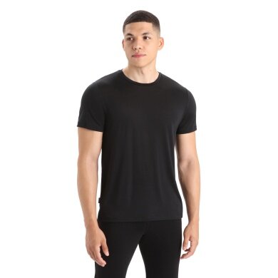 Icebreaker Functional T-shirt Sphere II SS - Merino Wool, Cool-Lite - moisture-regulating - black Men