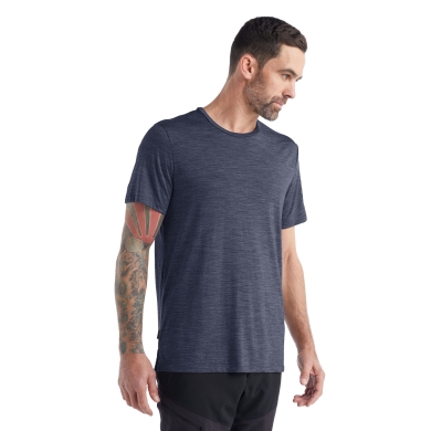 Icebreaker Functional T-shirt Sphere II SS (Merino wool, Cool-Lite, moisture-regulating) navy blue Men