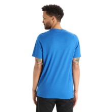 Icebreaker Hiking T-shirt Tech Lite II SS Skiing Yeti (100% Merino, Fabric Thickness 150 Ultralight) lazurite blue Men