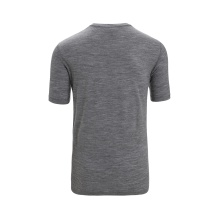 Icebreaker Hiking T-shirt Tech Lite II SS Cadence Paths (100% Merino, fabric thickness 150 Ultralight) grey Men