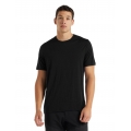 Icebreaker Hiking/Leisure Tshirt Tech Lite II (100% Wool, Fabric Thickness 150 Ultralight) black Men