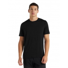 Icebreaker Hiking/Leisure Tshirt Tech Lite II (100% Wool, Fabric Thickness 150 Ultralight) black Men