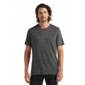 Icebreaker Hiking/Leisure Tshirt Tech Lite II (100% Wool, Fabric Thickness 150 Ultralight) Grey Men