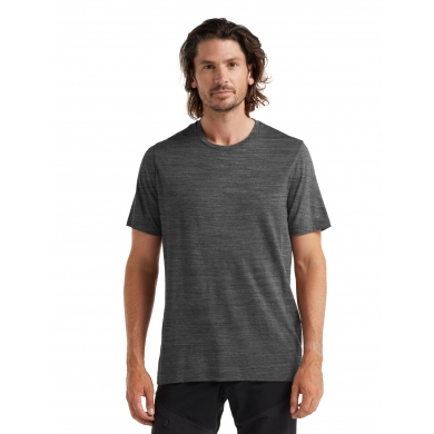 Icebreaker Hiking/Leisure Tshirt Tech Lite II (100% Wool, Fabric Thickness 150 Ultralight) Grey Men