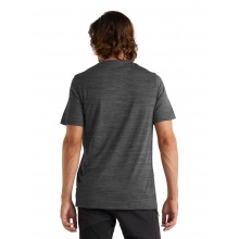 Icebreaker Hiking/Leisure Tshirt Tech Lite II (100% Wool, Fabric Thickness 150 Ultralight) Grey Men