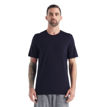 Icebreaker Hiking/Leisure Tshirt Tech Lite II (100% Wool, Fabric Thickness 150 Ultralight) Navy Men