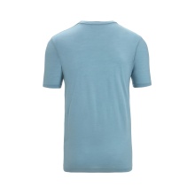 Icebreaker Hiking/Leisure Tshirt Tech Lite II (100% Wool, Fabric Thickness 150 Ultralight) Light Blue Men