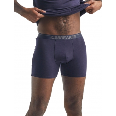 Icebreaker Boxershort Anatomica (Merino Wool) Underwear Dark Blue Men