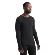 Icebreaker Underwear Thermo Long Sleeve 150 Zone LS Crewe BodyfitZone tight-fitting (Merino wool) - black Men