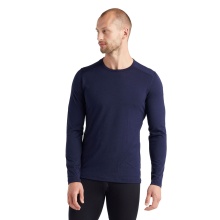 Icebreaker Underwear Long Sleeve 200 Oasis LS Crewe - Merino Wool, close-fitting - navy blue Men