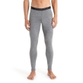 Icebreaker Underwear Leggings 200 Oasis - Merino Wool, close-fitting - long grey Men