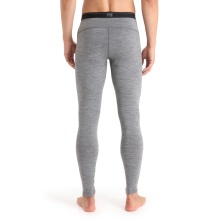 Icebreaker Underwear Leggings 200 Oasis - Merino Wool, close-fitting - long grey Men