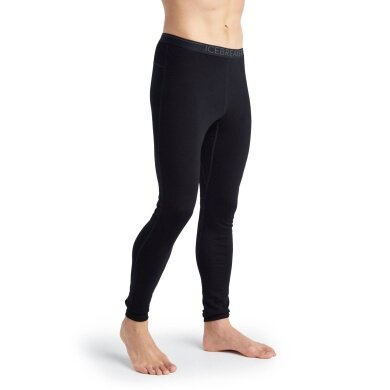 Icebreaker Underwear Thermo-Leggings 260 Tech close-fitting (Merino wool) - black Men