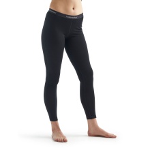 Icebreaker Underwear Leggings 200 Oasis - Merino wool, close-fitting - long black Women