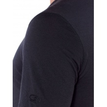 Icebreaker Underwear T-shirt 200 Oasis SS Crewe tight-fitting (Merino wool) black Men