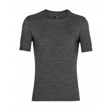 Icebreaker Underwear Tshirt 200 Oasis SS Crewe tight-fitting (Merino wool) grey Men