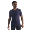 Icebreaker Underwear Tshirt 200 Oasis SS Crewe tight-fitting (Merino wool) navy blue Men