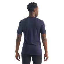 Icebreaker Underwear Tshirt 200 Oasis SS Crewe tight-fitting (Merino wool) navy blue Men