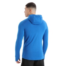 Icebreaker Hiking/Leisure Jacket Quantum III Zip Hoodie - Merino Wool, Fabric Weight 270 - Lazurite Blue Men