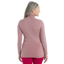 Icebreaker Underwear Thermo Long Sleeve Shirt 200 Oasis Half-Zip - Merino Wool, breathable - pink Women