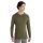 Icebreaker Underwear Long Sleeve 200 Oasis LS Crewe - Merino Wool, close-fitting - khaki green Men