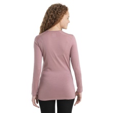 Icebreaker Underwear Long Sleeve 200 Oasis LS Crewe - Merino Wool, close-fitting - crystal pink Women