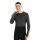 Icebreaker Long Sleeve Base Layer 200 ZoneKnit Crewe (Merino Wool, Slim Fit) Grey/Black Men's