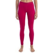 Icebreaker Underwear Leggings 200 Oasis - Merino wool, close-fitting - long pink Women