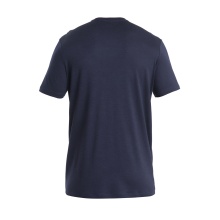 Icebreaker Hiking/Leisure T-shirt Merino 150 Tech Lite III Tech Head (100% Wool) Navy Blue Men