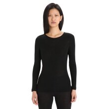 Icebreaker Underwear Thermo Long Sleeve Shirt 175 Everyday Crewe (Merino Wool) black Women