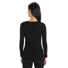 Icebreaker Underwear Thermo Long Sleeve Shirt 175 Everyday Crewe (Merino Wool) black Women