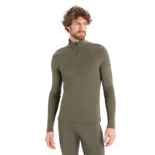 Icebreaker Underwear Thermo Long Sleeve Shirt 175 Everyday Half-Zip - Merino Wool - loden green Men