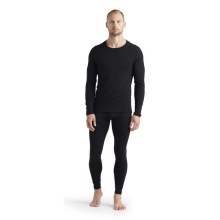 Icebreaker Underwear Thermo Long Sleeve Shirt 260 Tech Crewe - Merino Wool, close-fitting - black Men