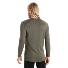 Icebreaker Underwear Thermo Long Sleeve Shirt 260 Tech Crewe - Merino Wool, close-fitting - khaki green Men