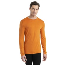 Icebreaker Underwear Thermo Long Sleeve Shirt 260 Tech Crewe - Merino Wool, close-fitting - yellow Men