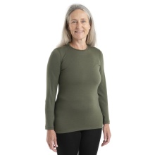 Icebreaker Underwear Thermo Long Sleeve 260 Tech Crewe - Merino Wool, close-fitting - green Women