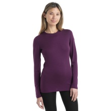 Icebreaker Underwear Thermo Long Sleeve 260 Tech Crewe - Merino Wool, close-fitting - plum Women