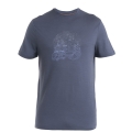 Icebreaker Hiking/Leisure T-shirt Merino 150 Tech Lite III Van Camp (100% Merino wool) graphite grey Men