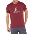 Icebreaker Functional T-shirt Merino 150 Tech Lite Tee Polar Paddle (Merino Wool) dark red Men's