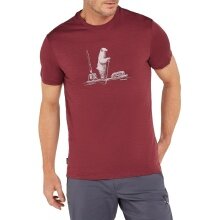 Icebreaker Functional T-shirt Merino 150 Tech Lite Tee Polar Paddle (Merino Wool) dark red Men's