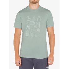 Icebreaker Functional T-Shirt Merino 150 Tech Lite Tee Camp Essentials (Merino Wool) moss green Men's