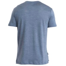 Icebreaker Functional T-shirt Sphere III SS - Merino Wool, Cool-Lite - moisture-regulating - denim blue Men