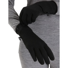 Icebreaker Winter Gloves Merino Quantum - touchscreen friendly - black