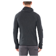 Icebreaker Wander-/Leisure Jacket Descender Zip Hood Jet (Merino Wool, Breathable) Grey/Black Men