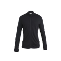 Icebreaker Hiking / Leisure Jacket Merino 260 Quantum IV Zip (Merino Wool) Black Men's